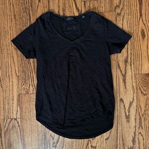 ATM Anthony Thomas Melillo Women's Classic Black V-Neck Tee